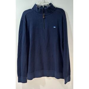 Southern Tide men’s navy blue 1/4 zip sweatshirt size Large #38-0973